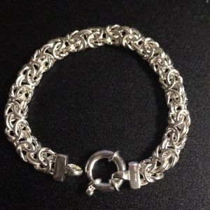 .925 Italian Link Bracelet 7 Inch